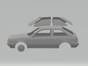 alfa romeo arna l 1983 3D Принт Модель