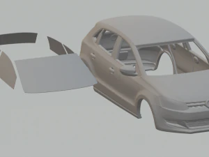 vw polo hacth 5doors 3D Print Model