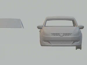 vw polo hacth 5doors 3D Print Model