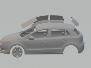 vw polo hacth 5doors 3D Print Model