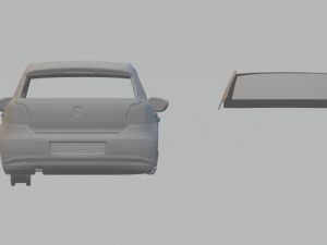 vw polo hacth 5doors 3D-Druckmodell