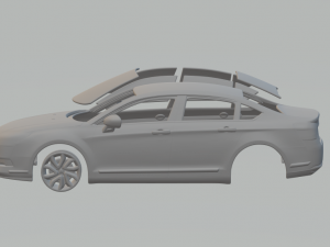 citroen c5 saloon 3Dプリントモデル
