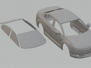 citroen c5 saloon 3D Print Model