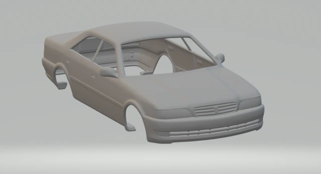 toyota chaser 3D Print Model .c4d .max .obj .3ds .fbx .stl .blend 