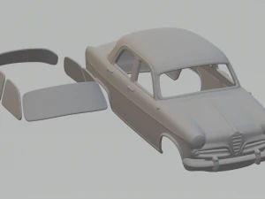 alfa romeo giulietta berlina 1955 р 3D Принт Модель
