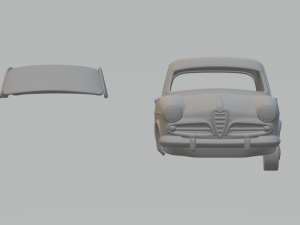 alfa romeo giulietta berlina 1955 3D Print Model