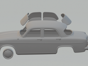 alfa romeo giulietta berlina 1955 3D Print Model