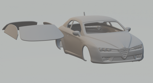 alfa romeo brera 2011 3D 打印模型 .c4d .max .obj .3ds .fbx .stl .blend