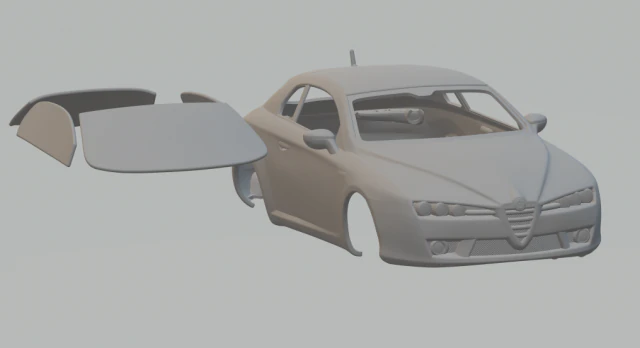 alfa romeo brera 2011 3D Print Model .c4d .max .obj .3ds .fbx .stl .blend