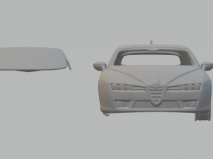 alfa romeo brera 2011 3D 打印模型
