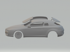 alfa romeo brera 2011 3D 打印模型