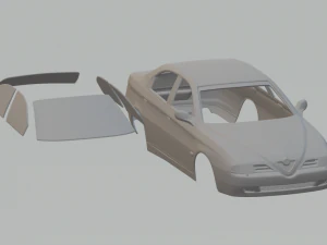 alfa romeo 166 mk1 3D Print Model