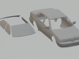 alfa roméo 164 Modèles 3D en vedette