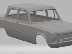 alfa romeo giulia mk2 3Dプリントモデル
