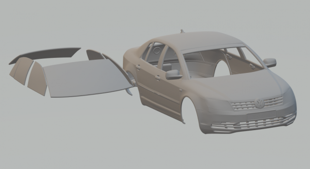 volkswagen phaeton 2011 Modèles 3D en vedette .c4d .max .obj .3ds .fbx .stl .blend