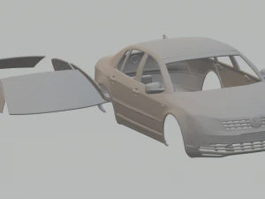 volkswagen phaeton 2011 Modelo de Impressão 3D