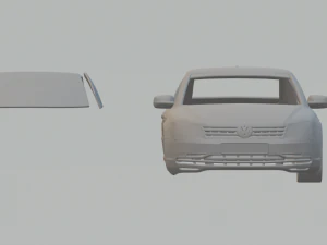 volkswagen phaeton 2011 3D Print Model