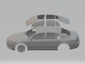 volkswagen phaeton 2011 Modèles 3D en vedette