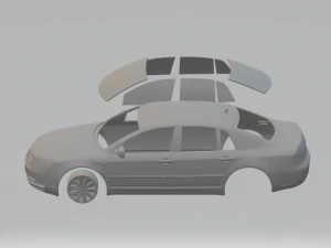 volkswagen phaeton 2011 3D Print Model