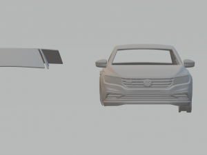 volkswagen passat phev 2019 Modello di stampa 3D