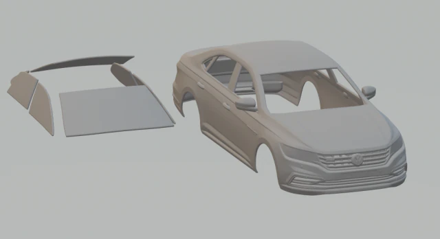 volkswagen passat phev 2019 3D Print Model .c4d .max .obj .3ds .fbx .stl .blend 