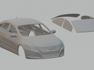 volkswagen passat cc 2009 Modelo de impresión 3D