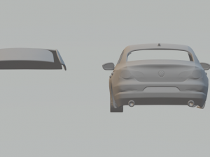 volkswagen passat cc 2009 3D printmodel