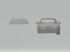 alfa romeo giulietta quadrifoglio verde 2014 3D Print Model