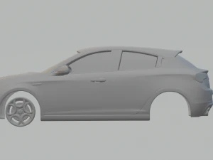 alfa romeo giulietta quadrifoglio verde 2014 3D Print Model
