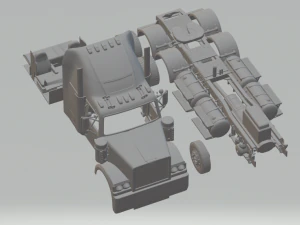 western star 4800 3D Print Model