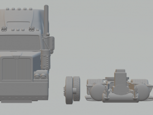 western star 4800 3D Print Model