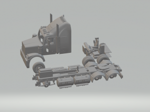 western star 4800 3D Print Model