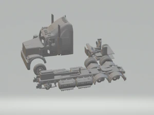 western star 4800 3D Print Model