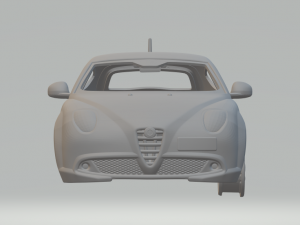 alfa romeo mito 3Dプリントモデル