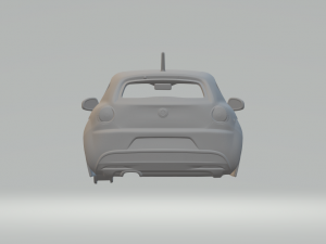 alfa romeo mito 3Dプリントモデル