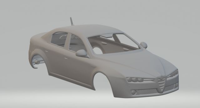 alfa romeo 159 Modèles 3D en vedette .c4d .max .obj .3ds .fbx .stl .blend 