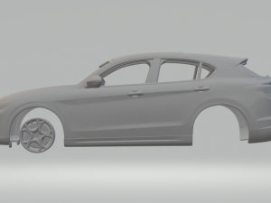 alfa romeo stelvio q4 2017 Modèles 3D en vedette