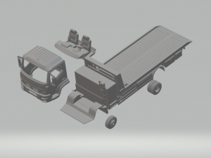 renault d 75 truck 3D Print Model