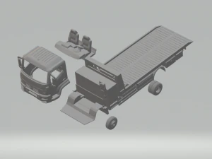 camion renault d75 Modello di stampa 3D