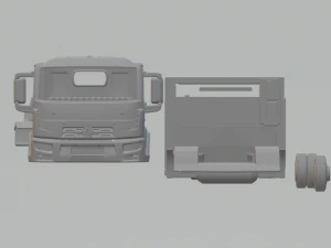 renault d 75 truck 3D Print Model