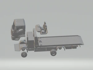 renault d 75 truck 3D Print Model