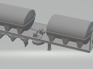 trailer flatbed transport 3D Print Model