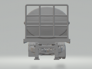 trailer flatbed transport 3D Принт Модель