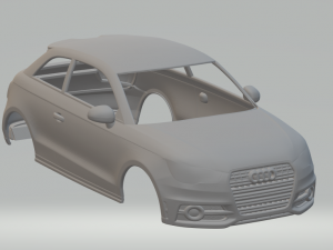Audi s1 3Dプリントモデル