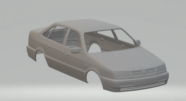 volkswagenv passat mk4 3D Print Model .c4d .max .obj .3ds .fbx .stl .blend