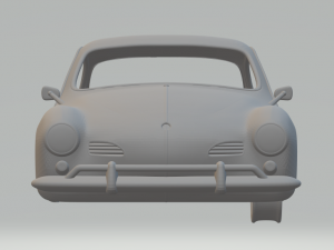 volkswagen karmann-ghia typ14 coupe 55 3D Принт Модель