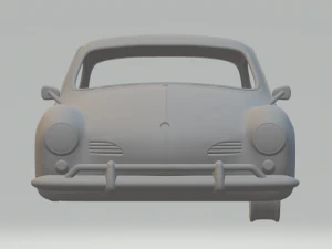 volkswagen karmann-ghia typ14 coupe 55 3D Print Model
