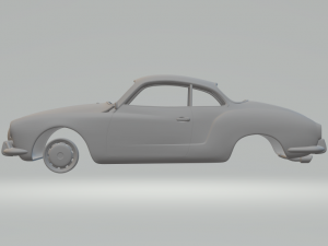 volkswagen karmann-ghia typ14 coupe 55 3D Принт Модель