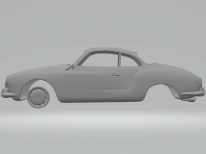 volkswagen karmann-ghia typ14 coupe 55 3D Print Model