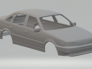 volkswagen passat b3 sedan 1988 Model do druku 3D